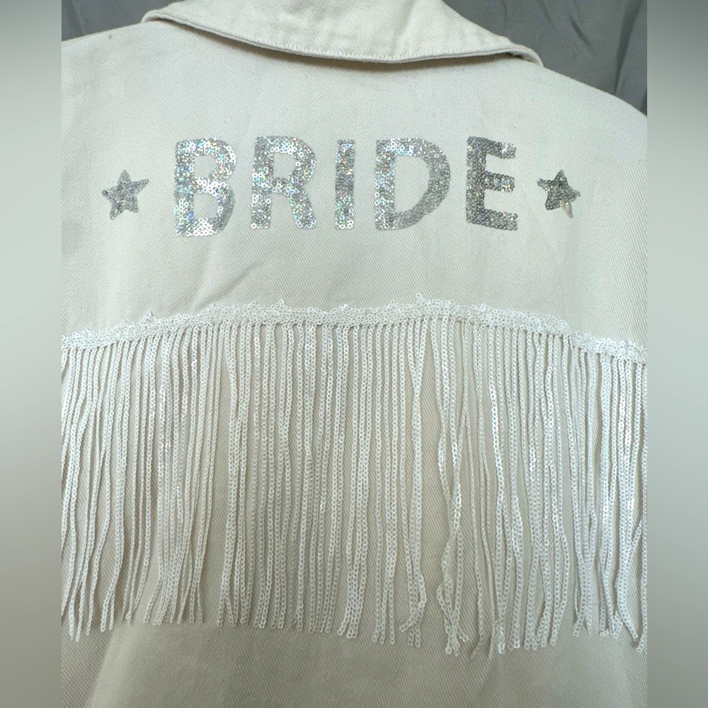 Altar’d state Bride fringe jacket